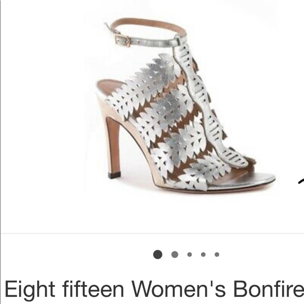 Beautiful silver eight fifteen shoes
